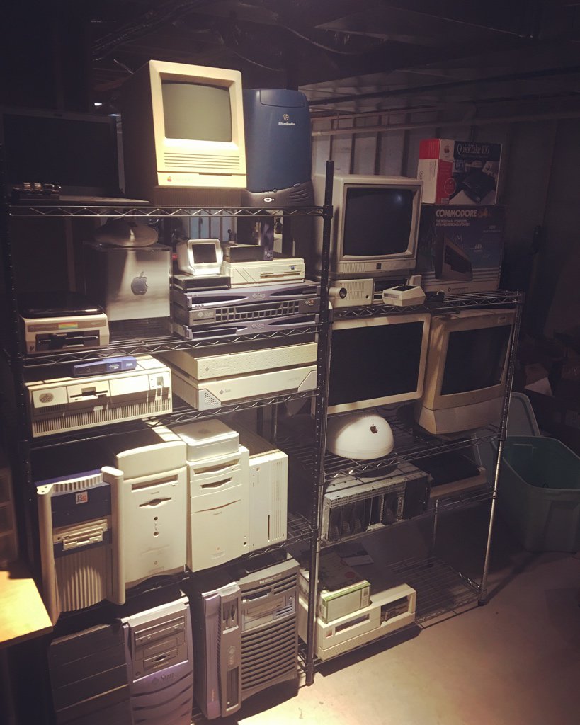 The Retro Hardware Collection Rack